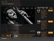 Tablet Screenshot of lucaalemanno.com